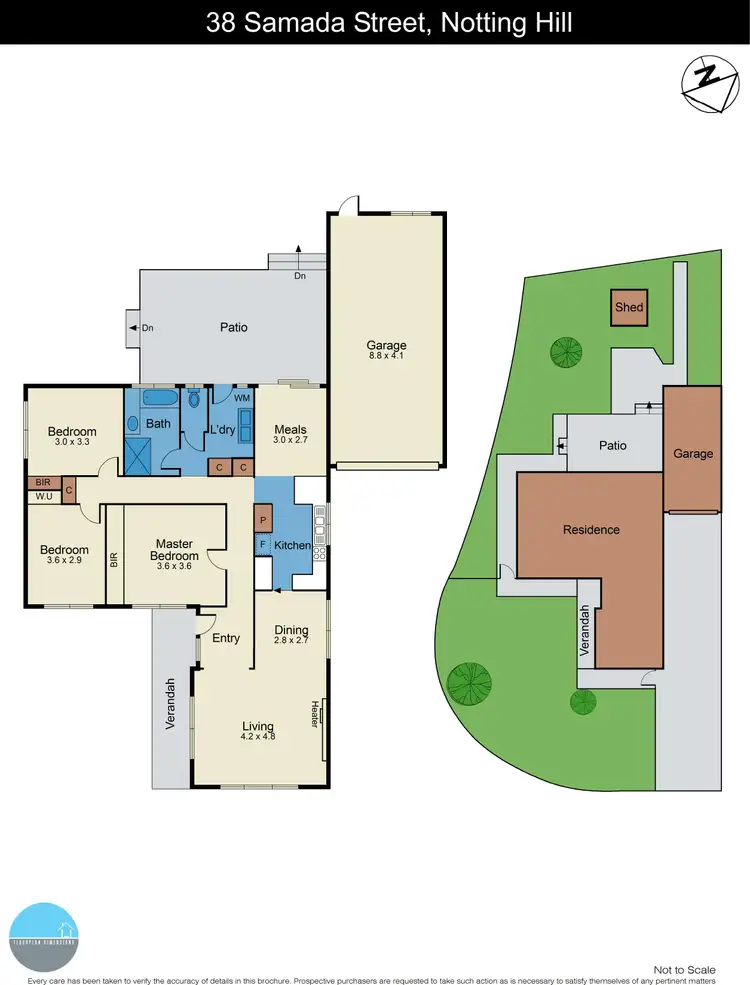 Floorplan of Homely house listing, 38 Samada Street, Notting Hill VIC 3168