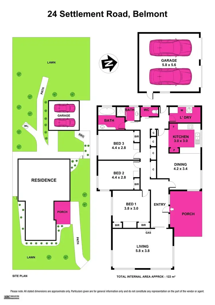 Floorplan of Homely house listing, 24 Settlement Road, Belmont VIC 3216