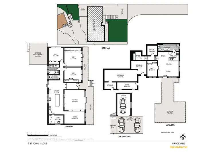 Floorplan of Homely house listing, 6 St Johns Close, Brookvale NSW 2100