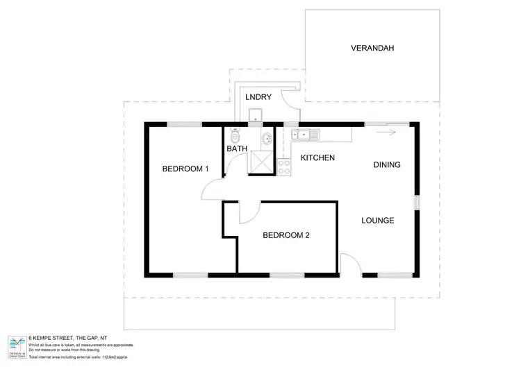 Floorplan of Homely house listing, 6 Kempe Street, The Gap NT 870