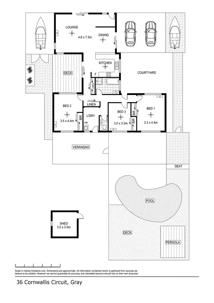 Floorplan of Homely house listing, 36 Cornwallis Circuit, Gray NT 830