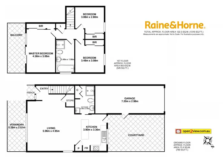 Floorplan of Homely unit listing, 8/1A Myamba Parade, Surfside NSW 2536