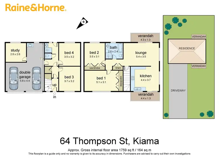 Floorplan of Homely house listing, 64 Thomson Street, Kiama NSW 2533