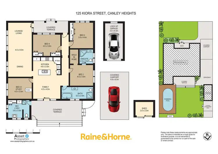 Floorplan of Homely house listing, 125 Kiora St, Canley Heights NSW 2166