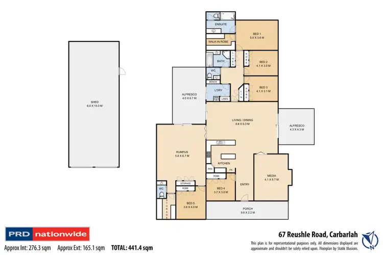 Floorplan of Homely house listing, 67 Reushle Road, Cabarlah QLD 4352