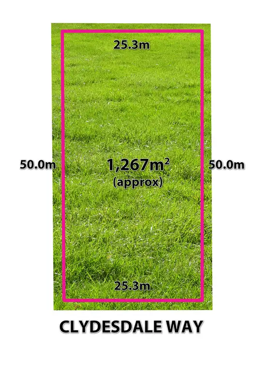 Floorplan of Homely land listing, 73 Clydesdale Way, Highton VIC 3216