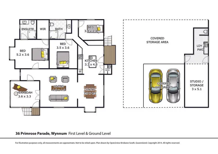 Floorplan of Homely house listing, 36 Primrose Parade, Wynnum QLD 4178