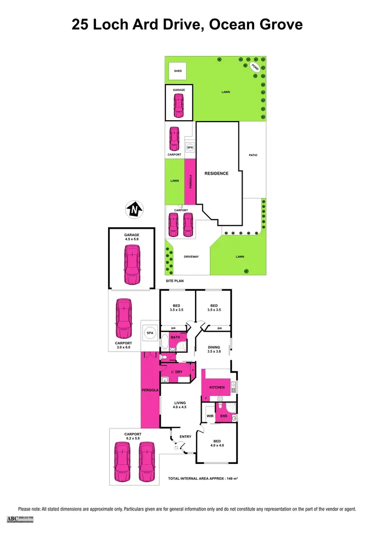 Floorplan of Homely house listing, 25 Loch Ard Drive, Ocean Grove VIC 3226