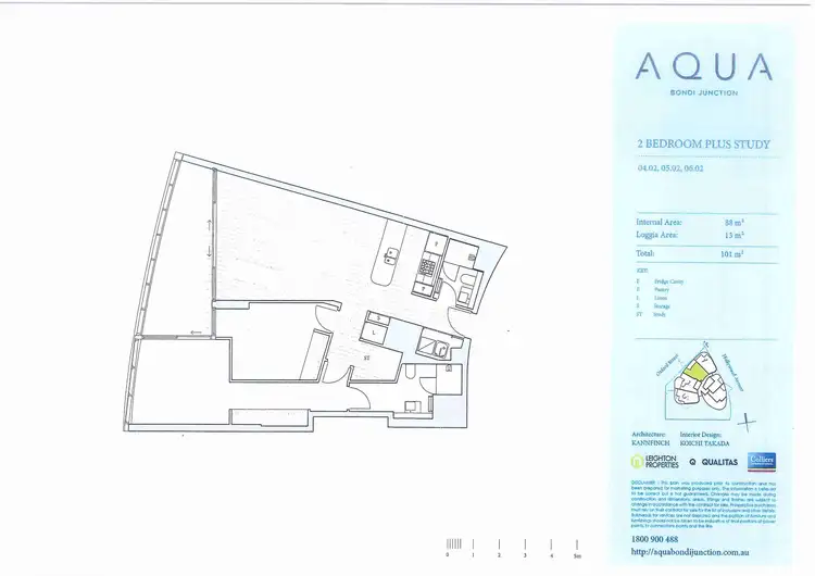 Floorplan of Homely apartment listing, 602/241 Oxford Street, Bondi Junction NSW 2022