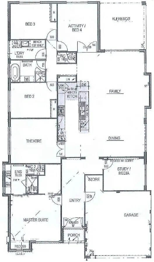 Floorplan of Homely house listing, 56 Kandimak Boulevard, Byford WA 6122