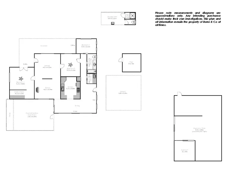 Floorplan of Homely house listing, 17 Nerrum Avenue, Red Cliffs VIC 3496