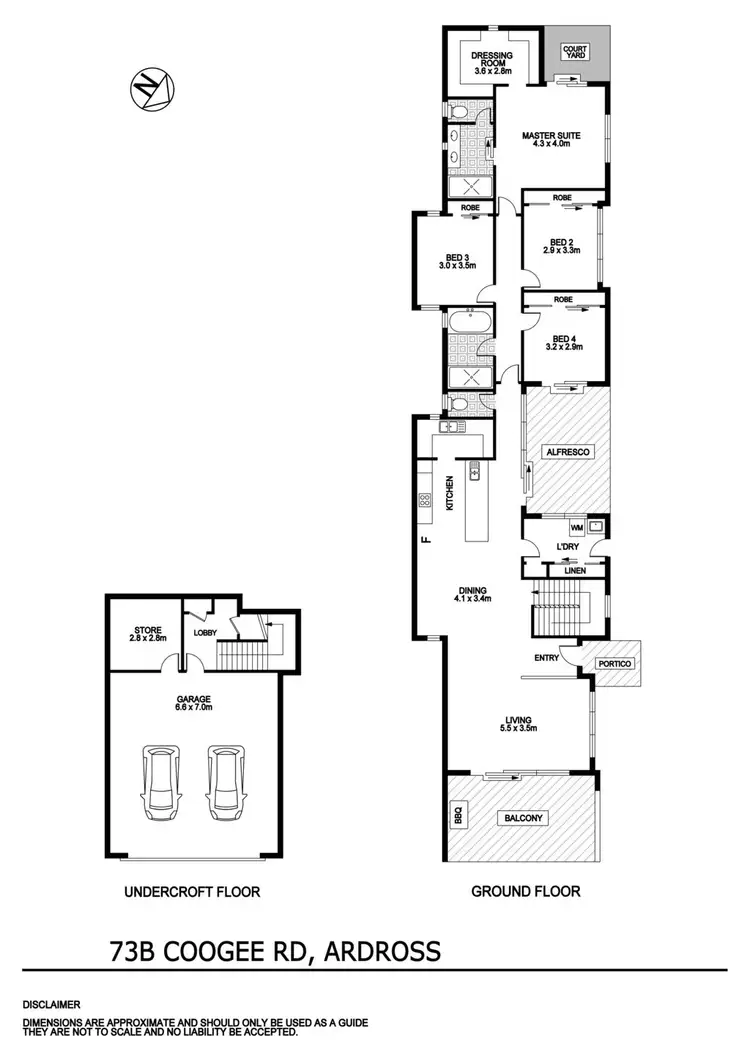 Floorplan of Homely house listing, 73b Coogee Rd, Ardross WA 6153