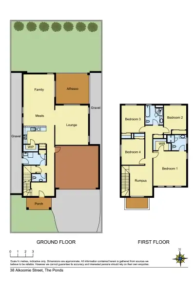 Floorplan of Homely house listing, 38 Alkoomie Street, The Ponds NSW 2769