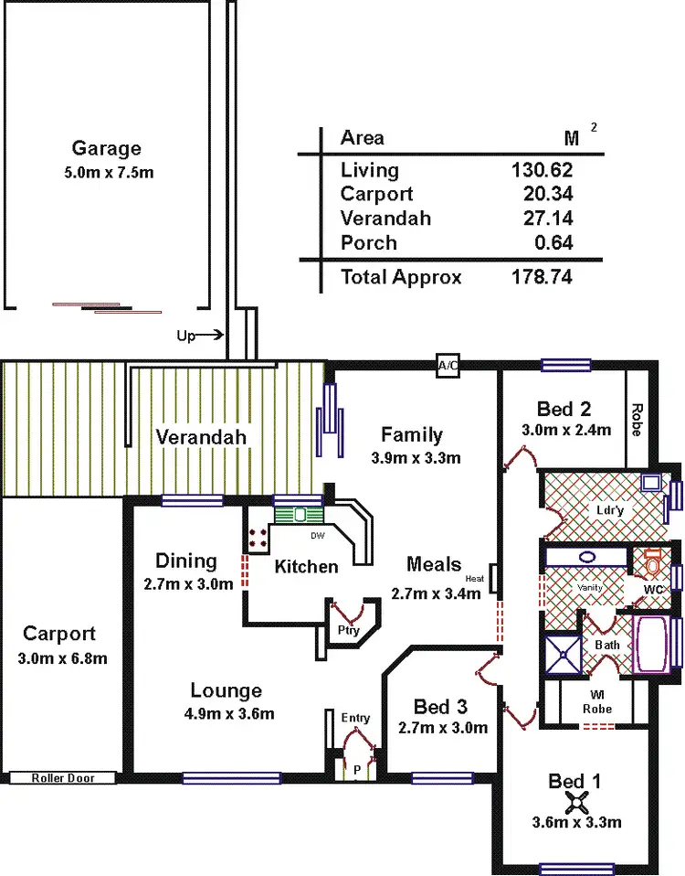 Floorplan of Homely house listing, 42 Causby Crescent, Willaston SA 5118