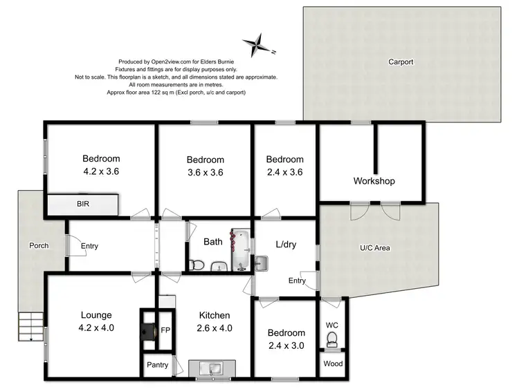 Floorplan of Homely house listing, 5 Colebrook Street, Rosebery TAS 7470