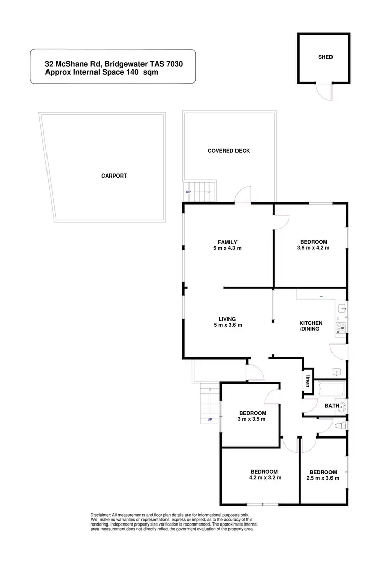 Floorplan of Homely house listing, 32 McShane Road, Bridgewater TAS 7030