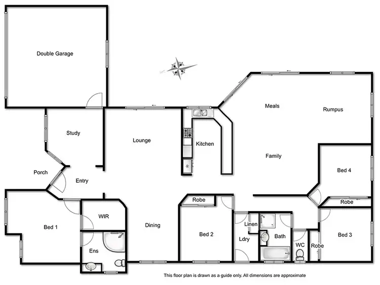 Floorplan of Homely house listing, 26 Sweeney Street, Kearneys Spring QLD 4350
