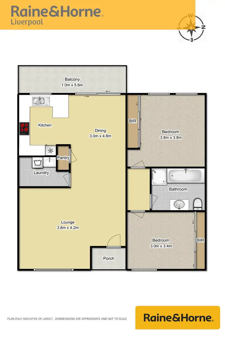 Floorplan of Homely unit listing, 7/114-116 Bigge Street, Liverpool NSW 2170