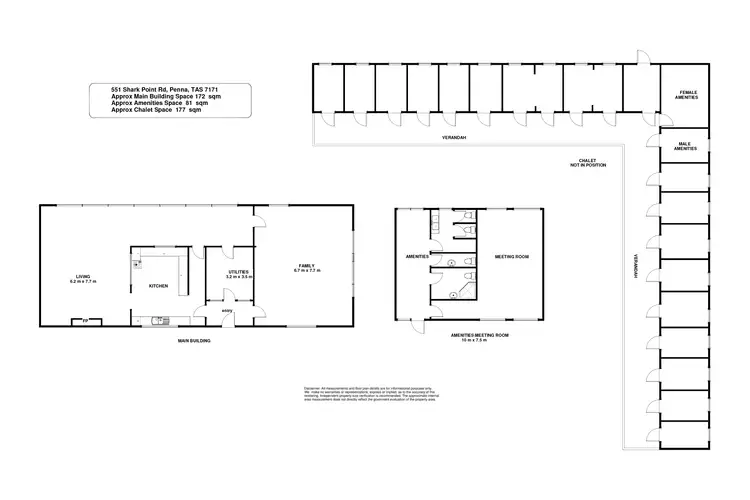 Floorplan of Homely house listing, 551 Shark Point Road, Penna TAS 7171
