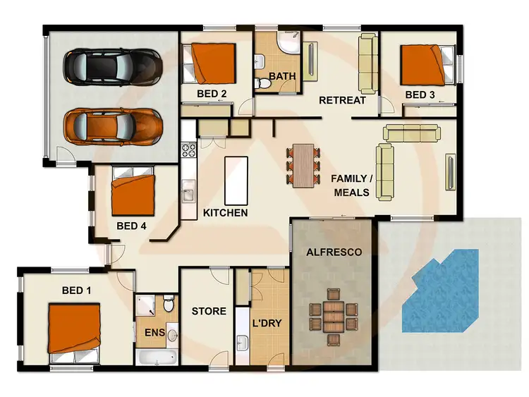 Floorplan of Homely house listing, 10 Randerson Street, Forest Lake QLD 4078