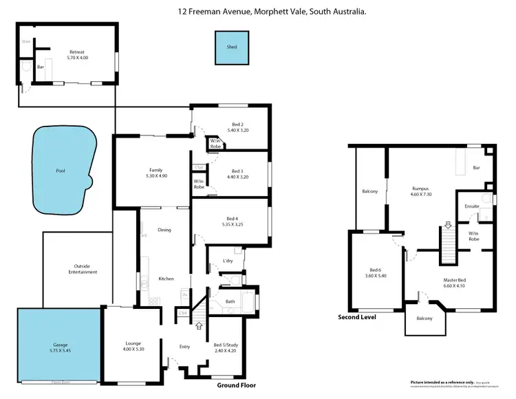 Floorplan of Homely house listing, 12 Freeman Avenue, Morphett Vale SA 5162