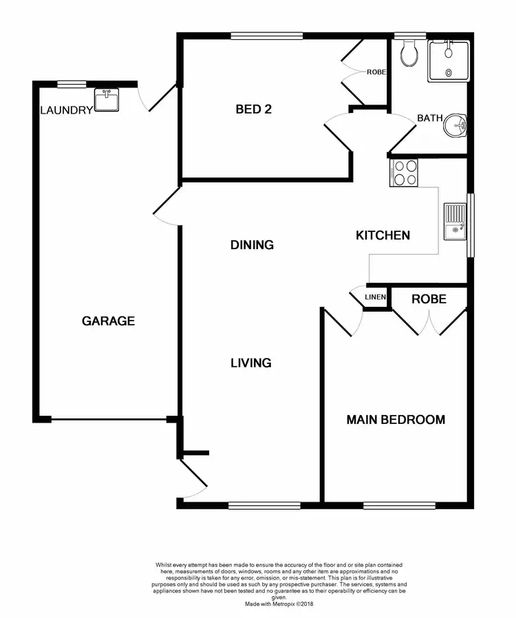Floorplan of Homely house listing, 3/16 Justine Pde, Rutherford NSW 2320