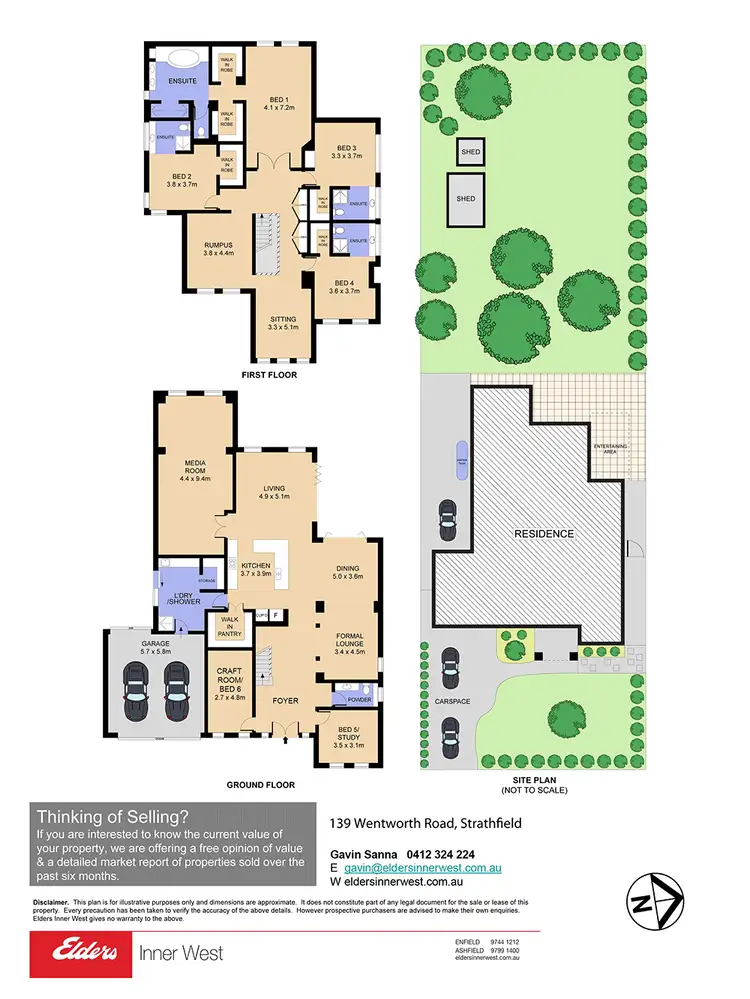 Floorplan of Homely house listing, 139 Wentworth Road, Strathfield NSW 2135