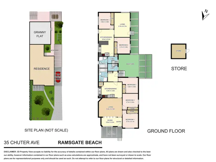 Floorplan of Homely house listing, 35 Chuter Avenue, Ramsgate Beach NSW 2217