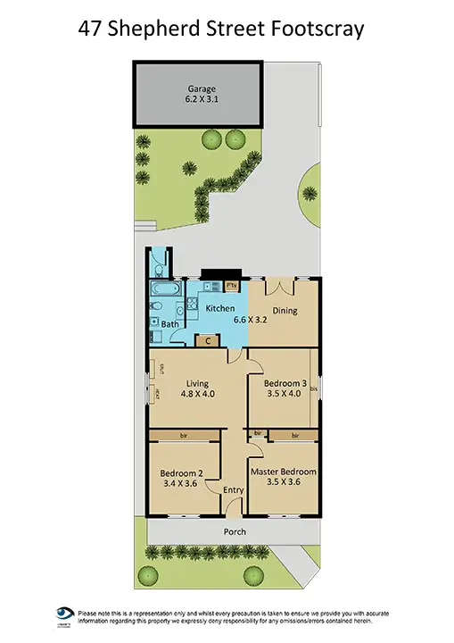 Floorplan of Homely house listing, 47 Shepherd Street, Footscray VIC 3011