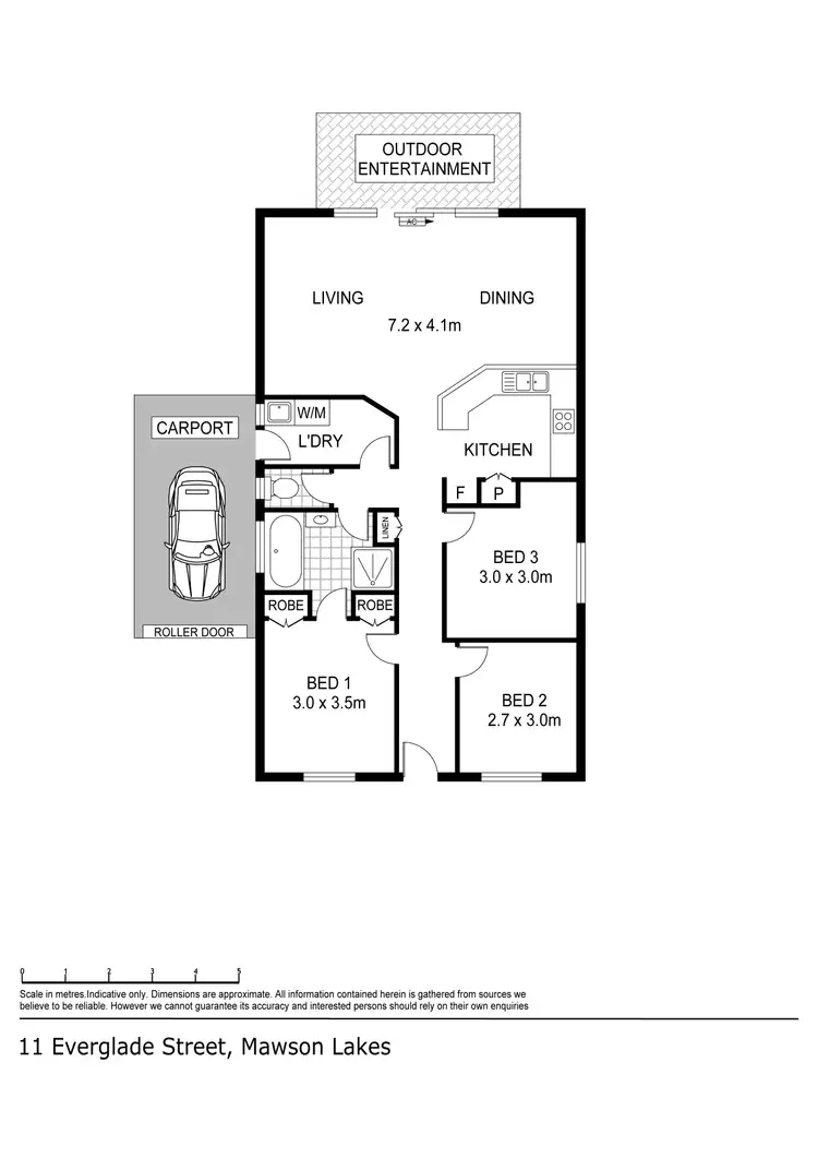 Floorplan of Homely house listing, 11 Everglade Street, Mawson Lakes SA 5095