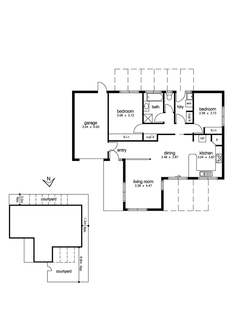 Floorplan of Homely unit listing, Address available on request
