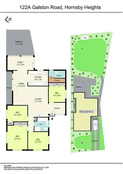 Floorplan of Homely house listing, 122A Galston Road, Hornsby Heights NSW 2077