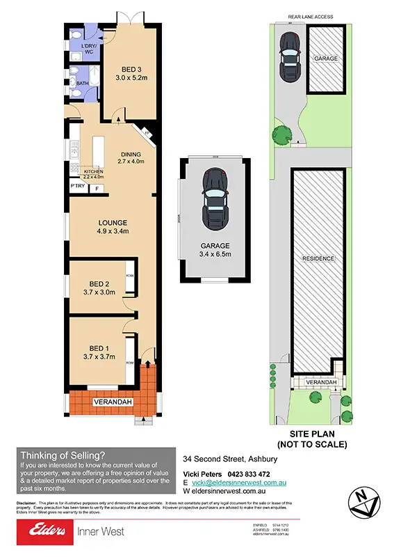 Floorplan of Homely house listing, 34 Second Street, Ashbury NSW 2193