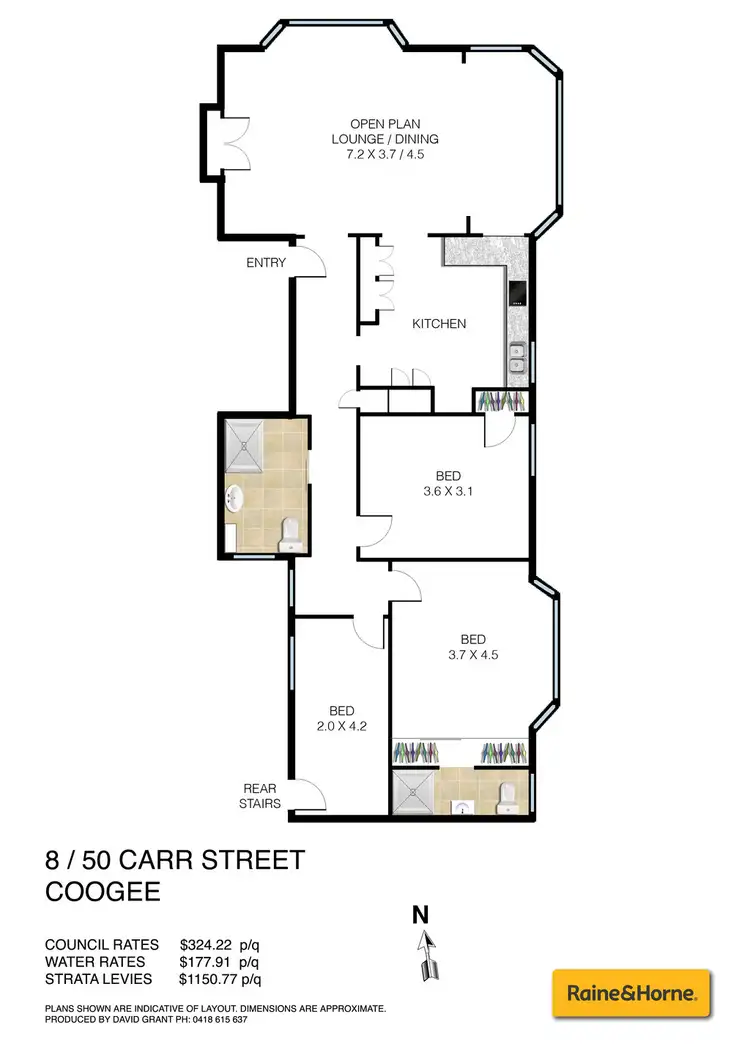 Floorplan of Homely apartment listing, 8/50 Carr Street, Coogee NSW 2034