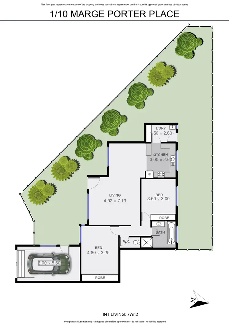 Floorplan of Homely house listing, 1/10 Marge Porter Place, West Ballina NSW 2478