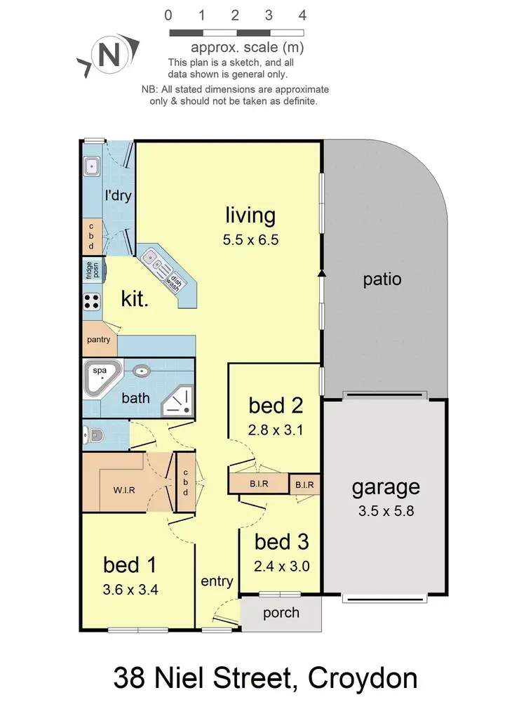 Floorplan of Homely house listing, 38 Niel Street, Croydon VIC 3136