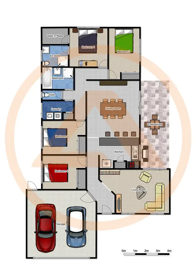 Floorplan of Homely house listing, 13 Romanda Place, Marsden QLD 4132