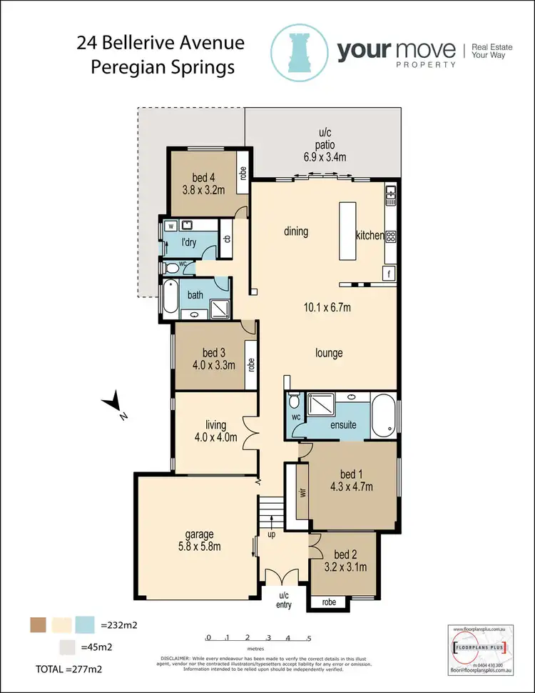 Floorplan of Homely house listing, 24 Bellerive Avenue, Peregian Springs QLD 4573