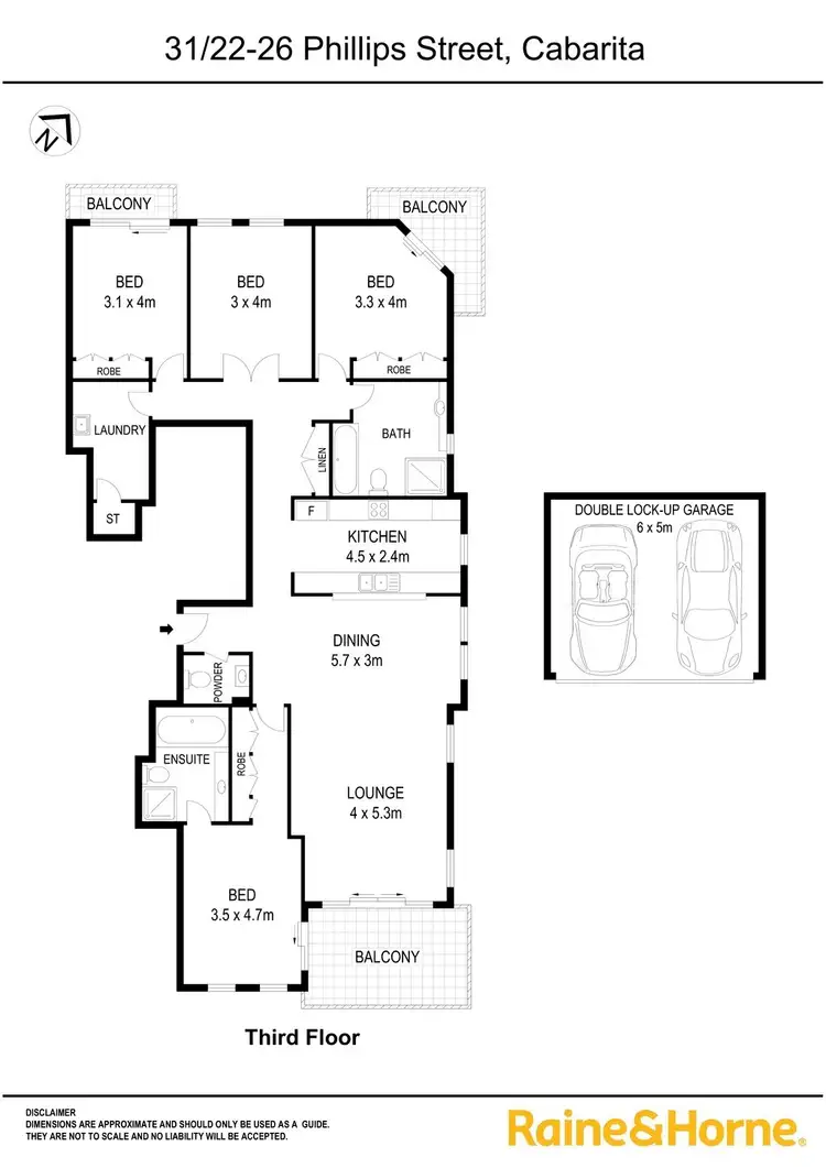 Floorplan of Homely apartment listing, 31/26 Phillips Street, Cabarita NSW 2137
