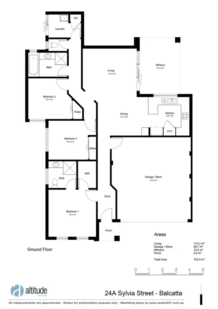 Floorplan of Homely villa listing, 24a Sylvia Street, Balcatta WA 6021