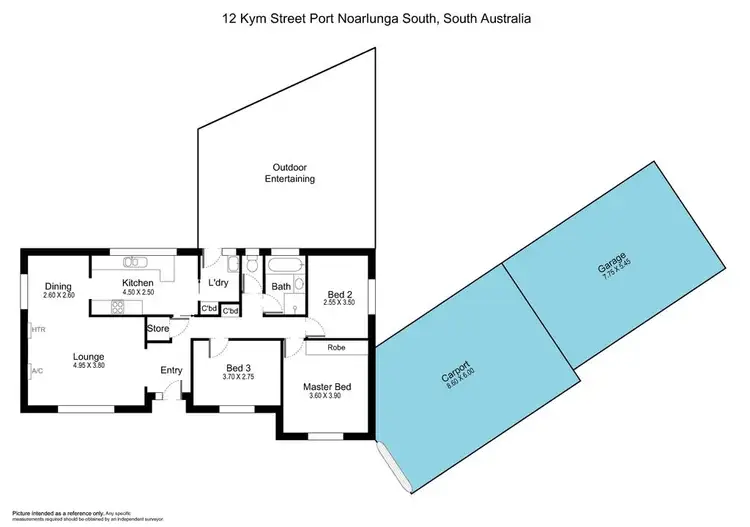 Floorplan of Homely house listing, 23 Kym Street, Port Noarlunga South SA 5167