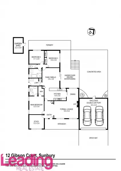Floorplan of Homely house listing, 12 Gibson Court, Sunbury VIC 3429
