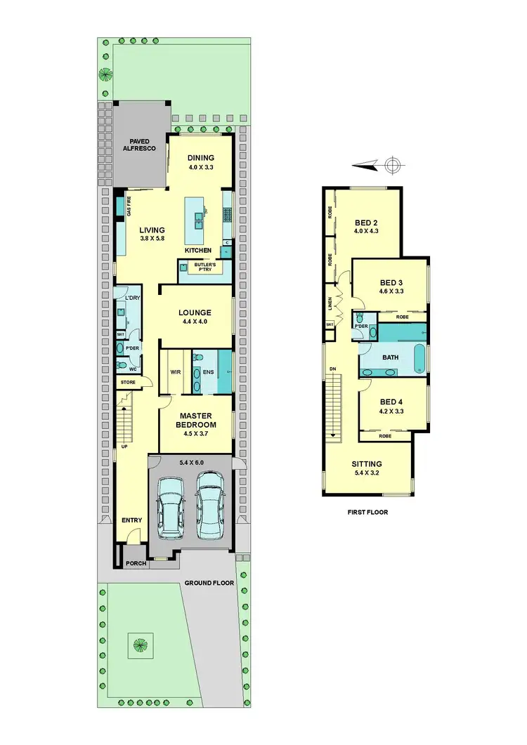Floorplan of Homely house listing, 176 Ogilvie Street, Essendon VIC 3040