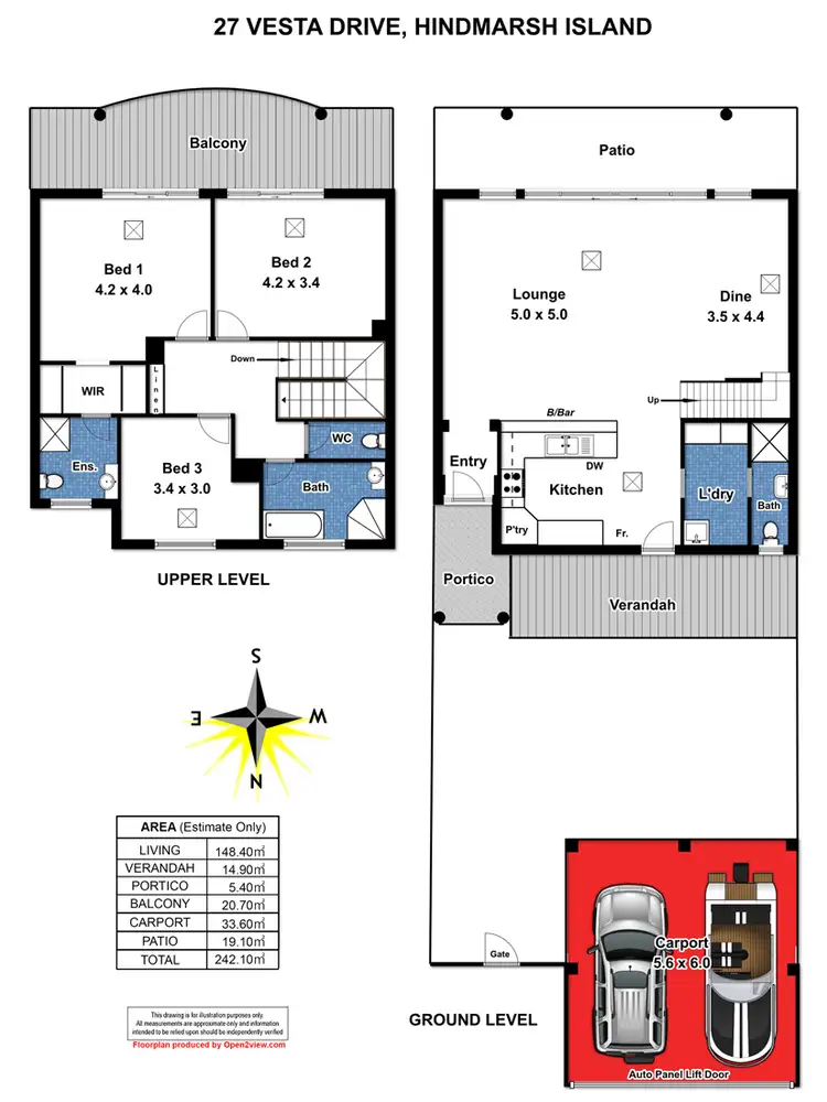 Floorplan of Homely house listing, 27 Vesta Drive, Hindmarsh Island SA 5214