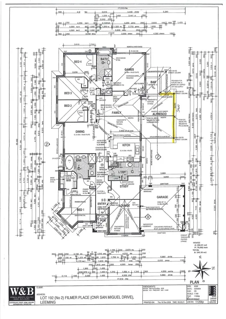 Floorplan of Homely house listing, 2 Filmer Place, Leeming WA 6149
