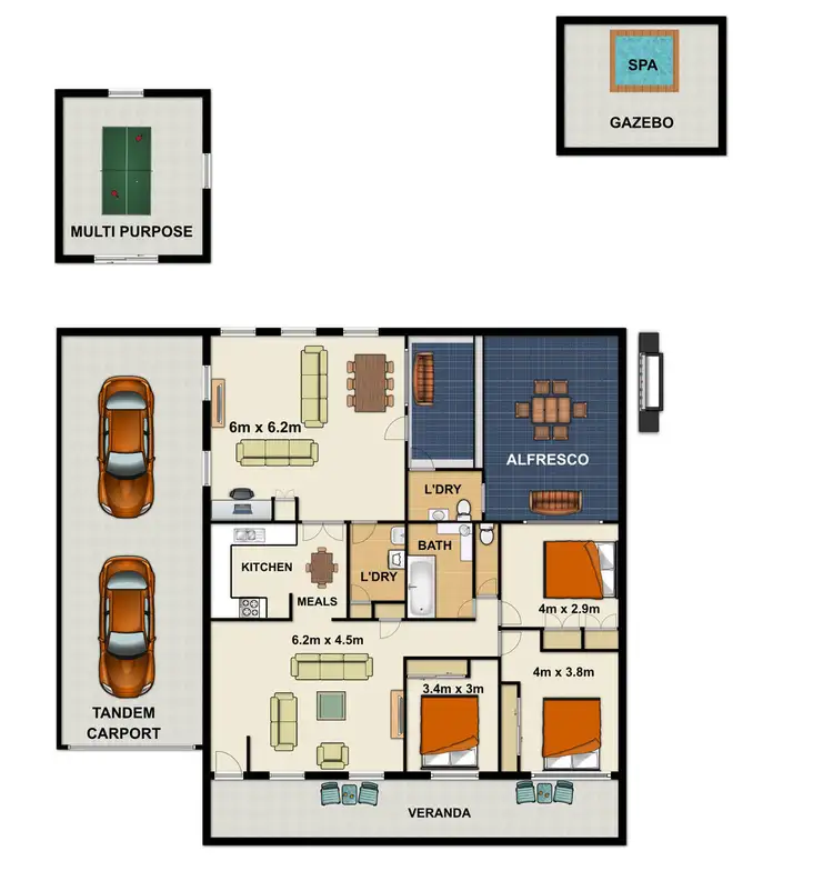 Floorplan of Homely house listing, 320 Kingston Road, Slacks Creek QLD 4127