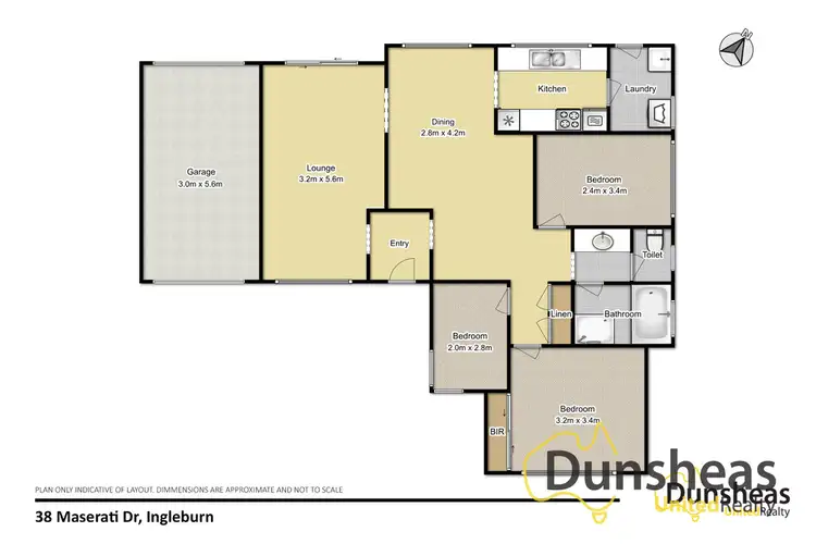 Floorplan of Homely house listing, 38 Maserati Dive, Ingleburn NSW 2565
