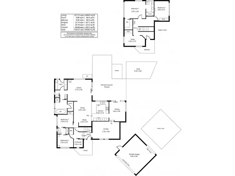 Floorplan of Homely house listing, 3 Constantine Court, Rostrevor SA 5073