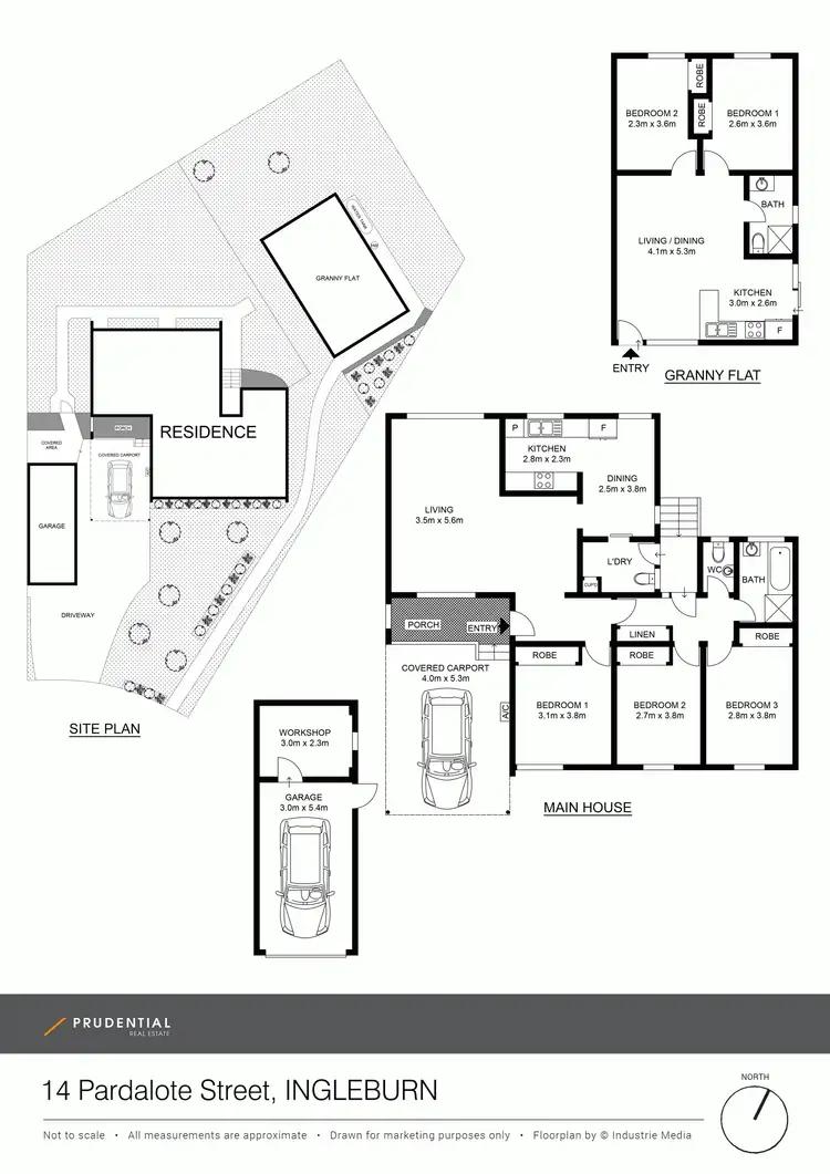 Floorplan of Homely house listing, 14 Pardalote Street, Ingleburn NSW 2565