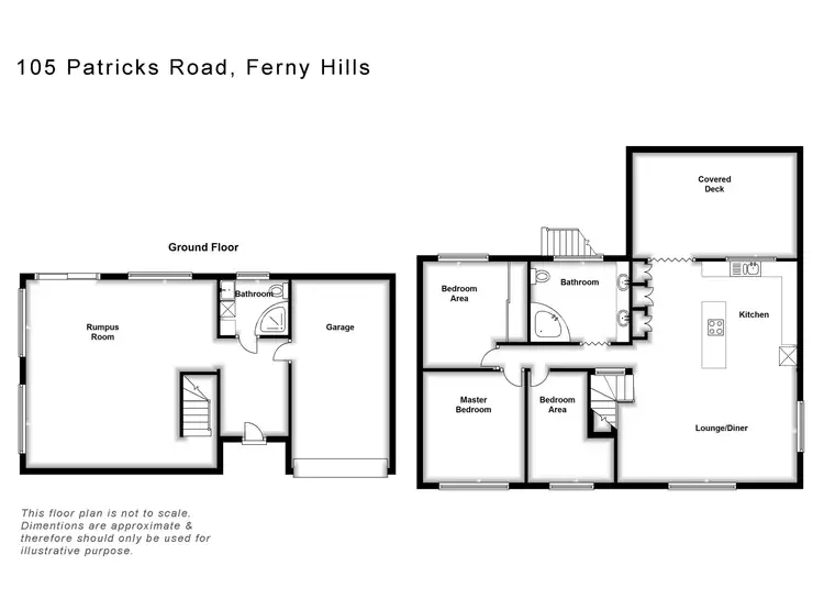 Floorplan of Homely house listing, 105 Patricks Road, Ferny Hills QLD 4055